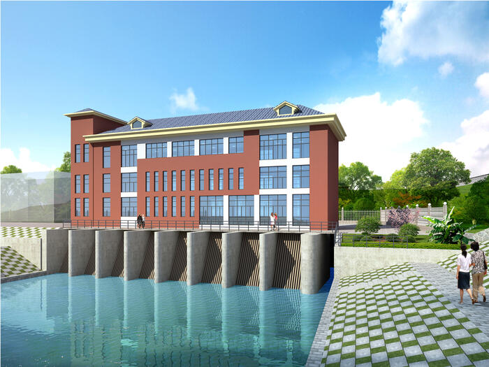 赫山區(qū)鹿角湖泵站新建工程效果圖2.jpg